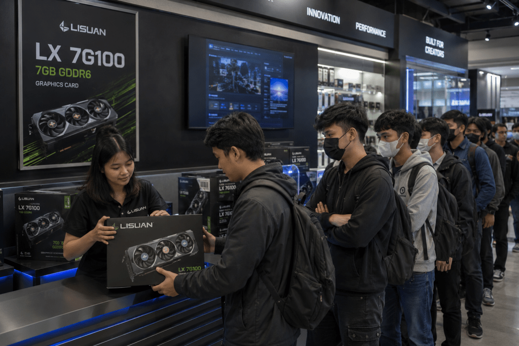 GPU Lisuan LX 7G100 Laku 30.000 Unit dalam 48 Jam, Padahal Harganya Rp 7 Jutaan