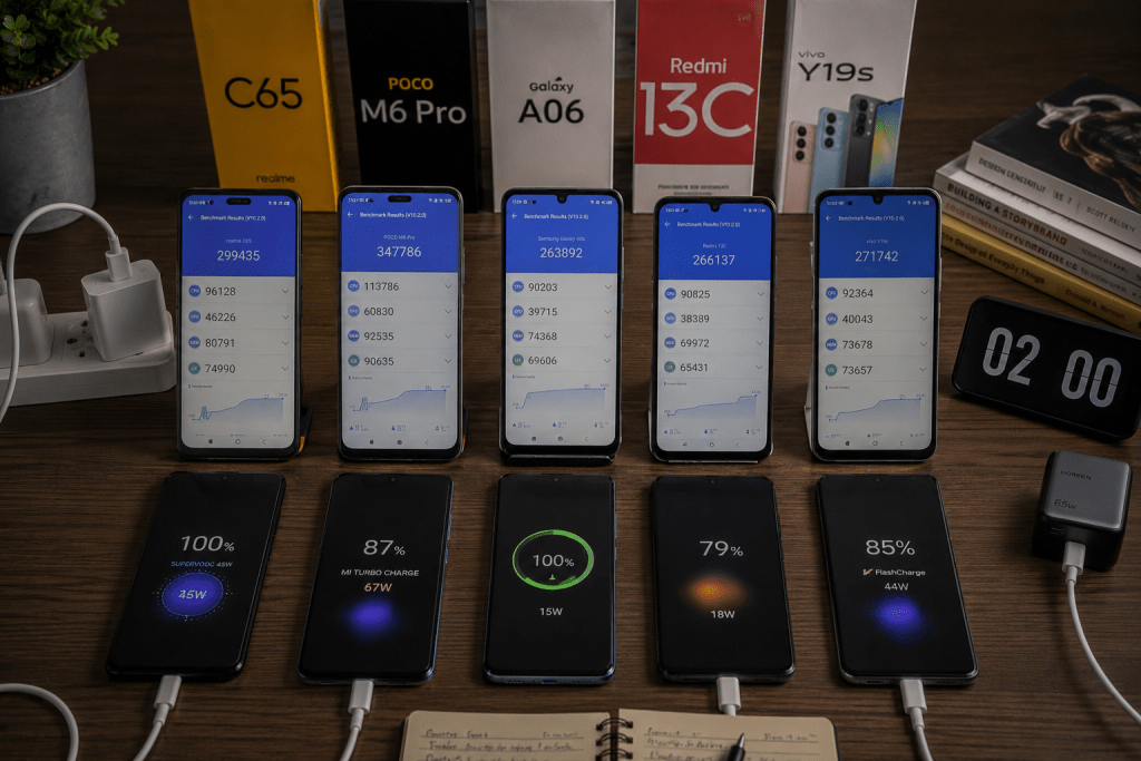 7 HP 1 Jutaan Baterai 7000 mAh Terbaik Mei 2026, Tahan Seharian dan Charging Cepat 45W